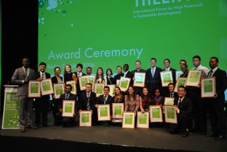 Green Talents Award: Dr. Georg Schütte Staatssekretär im Bundesministerium für Bildung und Forschung bei der Preisverleihung