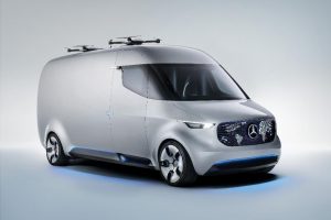 Vision Van - Exterieur: Mercedes-Benz Vans präsentiert den Transporter der Zukunft: Intelligent, vernetzt und elektrisch
