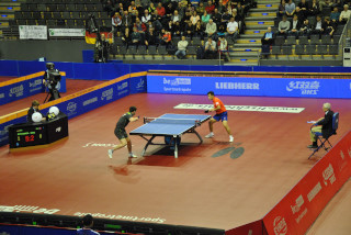 Im Herren-Einzel Achtelfinale konnte Dimitrij Ovtcharov gegen Tang Peng (HKG) noch mit 4:0 Sätzen überzeugen. Gegen den Turniersieger Ma Long aus China musste er sich aber geschlagen geben.